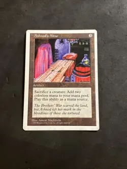 1995 Magic: The Gathering - Chronicles White Border Ashnod's Altar HEAVY PLAY - Image 1