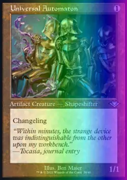 MTG Universal Automaton (38/40) Modern Horizons 1 Timeshifts LP FOIL - Image 1