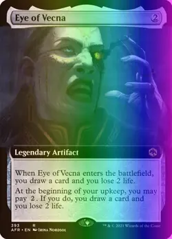 MTG Eye of Vecna (393/518) Adventures in the Forgotten Realms LP FOIL - Image 1