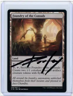 Foundry of the Consuls Commander 2018 Signed Artist Proof MTG - Image 1
