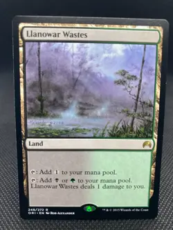 MTG Llanowar Wastes - Magic Origins NM/Reg English - Image 1