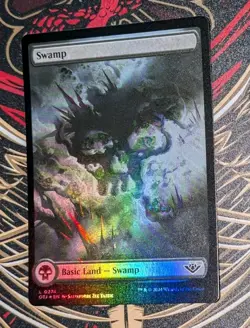 MTG *FOIL FULL ART* OTJ SWAMP #274 NM - Image 2