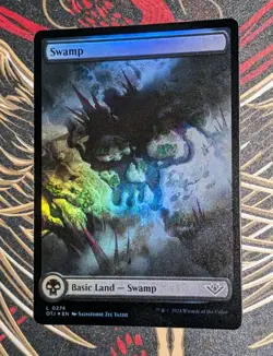 MTG *FOIL FULL ART* OTJ SWAMP #274 NM - Image 3