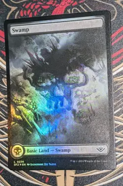 MTG *FOIL FULL ART* OTJ SWAMP #274 NM - Image 4