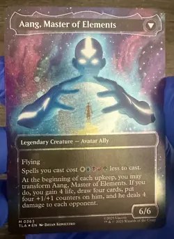 Magic the Gathering Avatar Aang Raised Foil Avatar: The Last Airbender MTG - Image 2