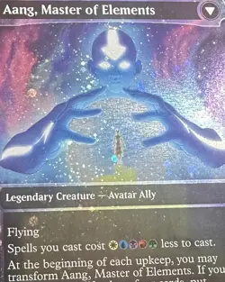 Magic the Gathering Avatar Aang Raised Foil Avatar: The Last Airbender MTG - Image 4