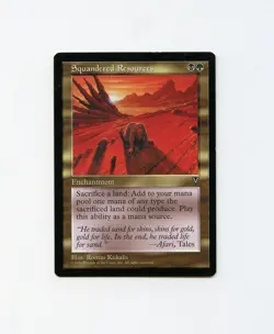Squandered Resources Visions LP Magic the Gathering b - Image 1