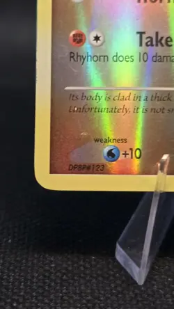 Pokemon TCG Rhyhorn 95/130 Reverse Holo Diamond & Pearl - Image 3