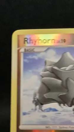 Pokemon TCG Rhyhorn 95/130 Reverse Holo Diamond & Pearl - Image 4