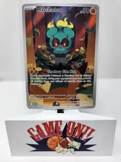 Pokemon Marshadow 146/132 Mega Evolution Me01 Holo Illustration Rare Full Art sc - Image 1