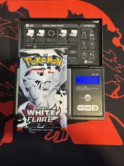 22.78g Heavy - Pokemon TCG S&V - White Flare Booster Pack! Semi GOD U - Image 1