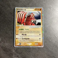 2006 Pokemon Groudon ex Holo #038 EX Collector’s Tin Black Star Promo - Image 1
