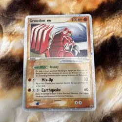 Pokemon TCG Groudon-EX Nintendo Black Star Promos 38 Holo 1st Edition Excellent - Image 1