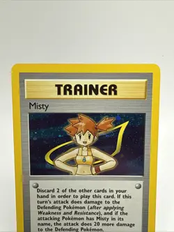 2000 Pokemon Misty Holo 1st Edition Gym Heroes 18/132 - RARE - Image 2