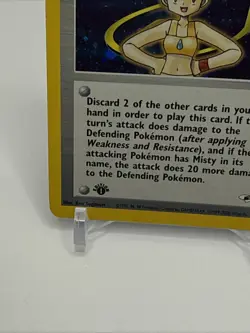 2000 Pokemon Misty Holo 1st Edition Gym Heroes 18/132 - RARE - Image 4