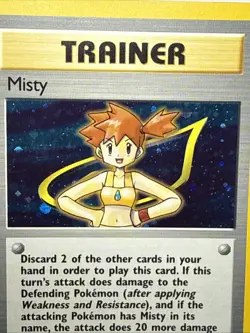 2000 Pokemon Misty Holo 1st Edition Gym Heroes 18/132 - RARE - Image 5