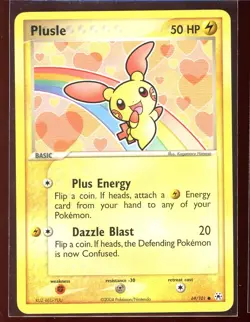 Plusle Non-Holo 69/101 NM EX Hidden Legends Pokemon - Image 3