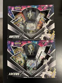 Pokemon TCG Arceus V Figure Box - 4 Pack 820650850165 - Image 1