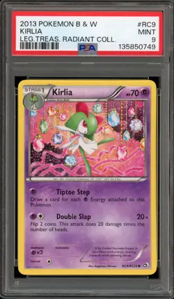 Pokemon Kirlia Legendary Treasures Radiant Coll. #RC9 PSA 9 Mint - Image 1