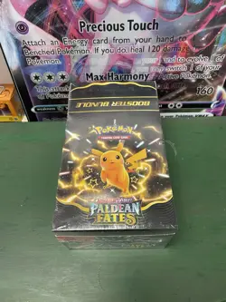Factory Sealed Pokemon Scarlet Violet Paldean Fates Booster Bundle Display Box - Image 1