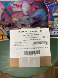 Factory Sealed Pokemon ME02 PHANTASMAL FLAMES Booster 6-Box Case - Image 3