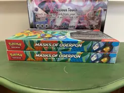 Factory Sealed X2 Pokemon TCG Masks of Ogerpon Premium Collection Box - Image 5