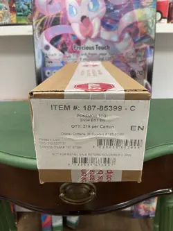 Factory Sealed Pokemon TCG: Scarlet & Violet Paradox Rift SV04 Booster Box Case - Image 1