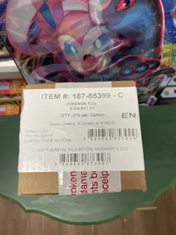 Factory Sealed Pokemon TCG: Scarlet & Violet Paradox Rift SV04 Booster Box Case - Image 3