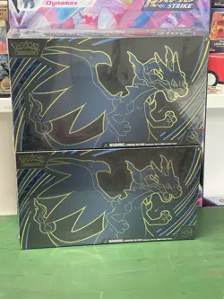 Factory Sealed X2 Pokemon Mega Charizard X EX Ultra Premium Collection - Image 1