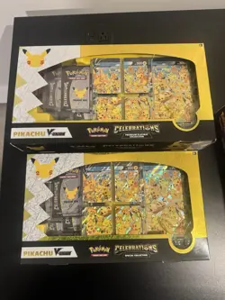 Pokemon Celebrations Pikachu V-union Premium Playmat Collection + Collection Box 820650809897 - Image 1