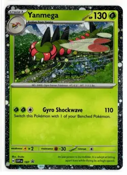 Yanmega SVP 187 Cosmos Holo Black Star Promo Pokemon TCG Near Mint - Image 1