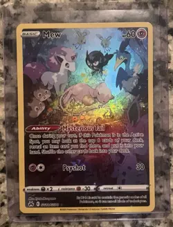 2023 Pokemon Sword & Shield Crown Zenith Mew Galarian Gallery #GG10/GG70 - Image 1