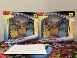 2x Pokemon Prismatic Evolutions Poster Collection, Brand New, Factory Sealed - Image 1