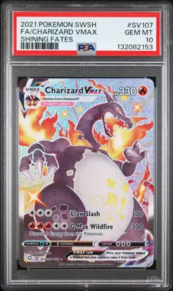 Charizard Vmax SV107/072 Shining Fates Pokemon PSA 10 *153 - Image 1
