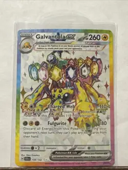Pokemon TCG Galvantula EX 159/142 Stellar Crown Ultra Rare NM/M Condition - Image 1