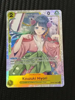 Kouzuki Hiyori OP06-106 SR Wings Of The Captain One Piece TCG CCG English - Image 1