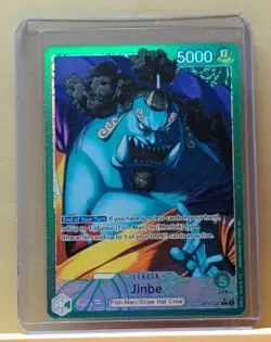 One Piece TCG Jinbe OP11-021 Alt Art Leader A Fist Of Divine Speed English Mint+ - Image 1
