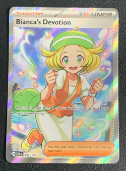Bianca's Devotion 197/162 Temporal Forces Full Art Trainer Pokemon Card TCG NM - Image 1