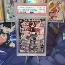 PSA 10 Pan, Time Patrol Maiden BT15-155 SCR GEM MINT Dragon Ball Super TCG Card - Image 1