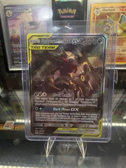 Umbreon and Darkrai GX Tag Team SM241 Black Star Promo Pokemon Card - Image 1