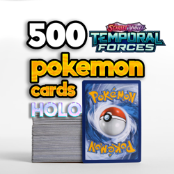 500 Pokemon Temporal Forces Holo / Reverse Holo Pokemon Cards - Bulk Lot Pack - Image 1