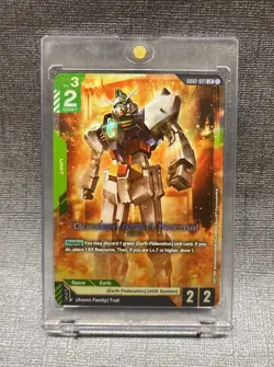 Gundam AGE-1 Normal LR - GD02-021 - Dual Impact Gundam TCG Card Game - Image 1
