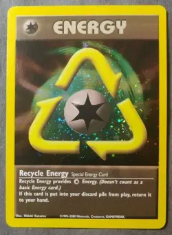 Holographic WOTC Unnumbered Promotional Pokemon Card: Recycle Energy (2002) - Image 1