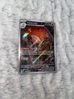 Pokemon TCG Black Bolt Volcarona Illustration Rare Card 100/086 Near Mint - Image 1