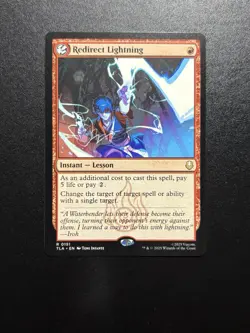Redirect Lightning Magic The Gathering/Avatar The Last Airbender Mint Card R0151 - Image 1