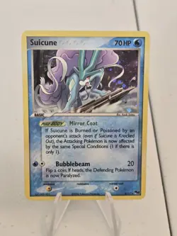Pokemon TCG Suicune POP Series 2 Promos 4/17 Holo Rare Card LP 2006 - Image 1