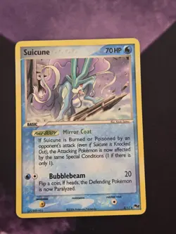 Pokemon TCG Suicune POP Series 2 Promos 4/17 Holo Rare Card LP 2006 - Image 2