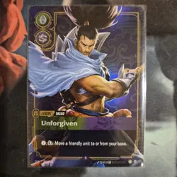 Riftbound Yasuo Card unforgiven Origins OGN 259/298 League Of Legends English - Image 1