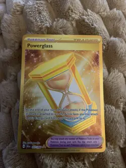 Pokemon TCG Powerglass Gold Hyper Rare Card Shrouded Fable 097/064 - Image 1