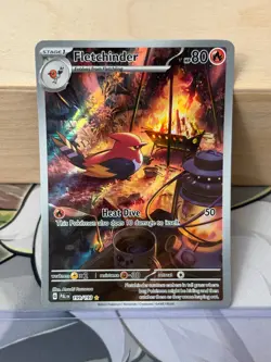 MINT ~ Fletchinder Illustration Rare Paldea Evolved 199/193 Pokemon TCG Card - Image 1